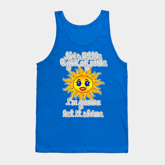 This little light of mine Kawaii Sun Tank Top by artbyomega